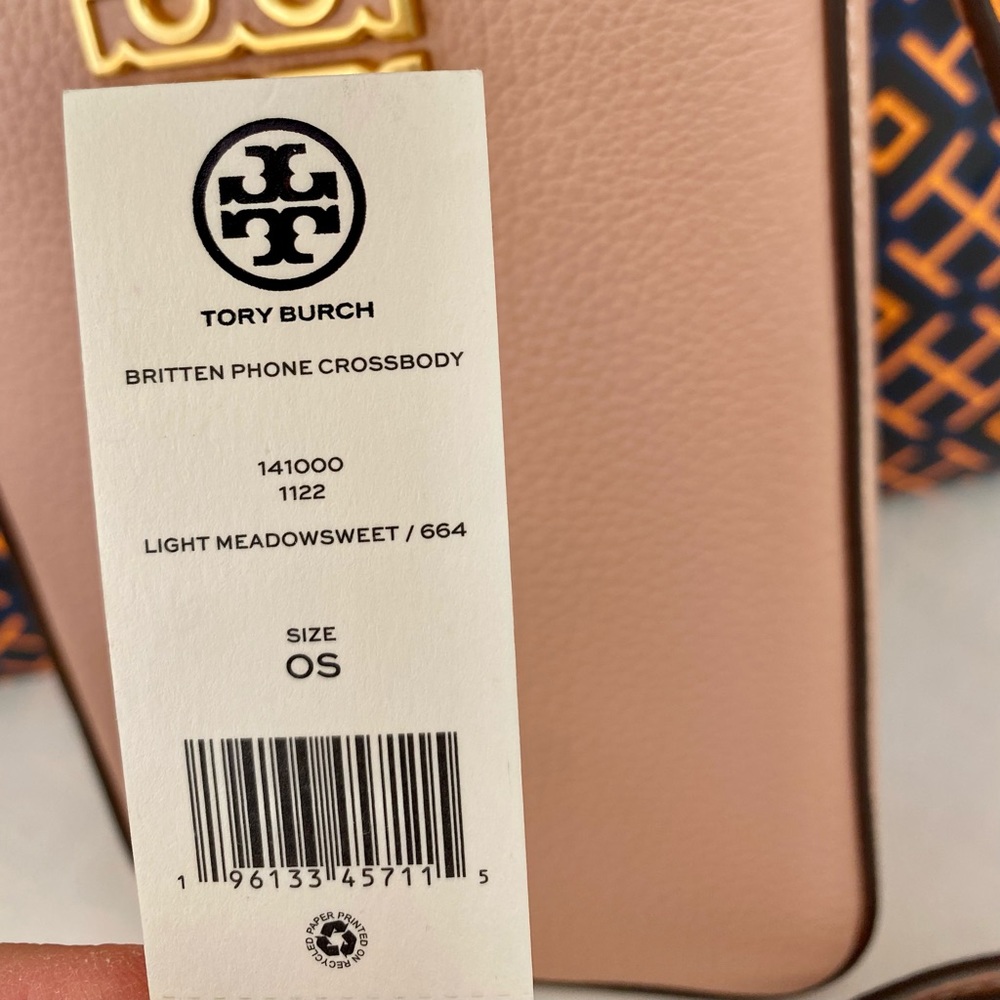 🌸🔥NEW🔥Tory Burch Britten Phone Crossbody bag/shoulder bag/leather - Picture 9 of 9